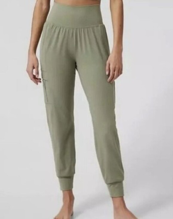 Athleta Pants - ATHLETA Medium Tall Salutation Cargo Jogger Pant Sage Green Athletic Casual